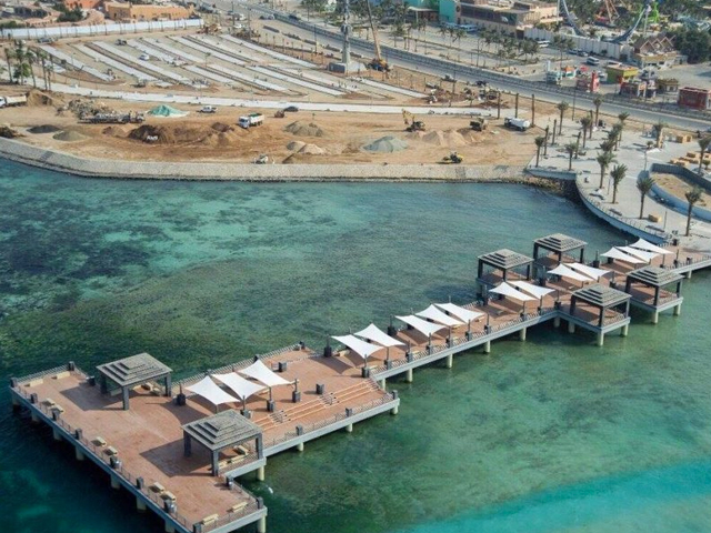 Walkway of Jeddah Corniche