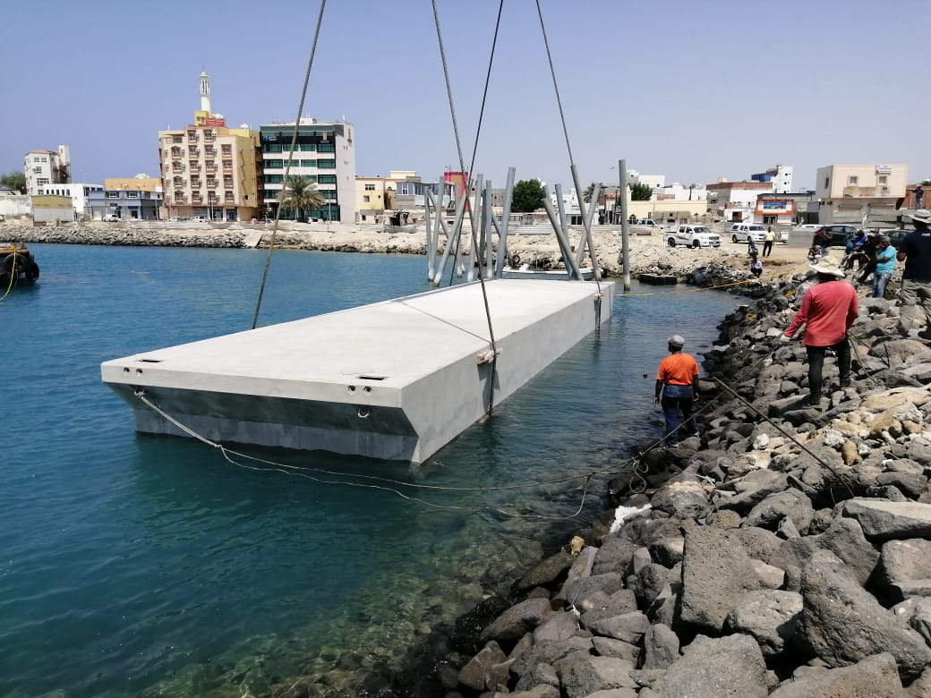 Breakwater at Umluj Fishery Port